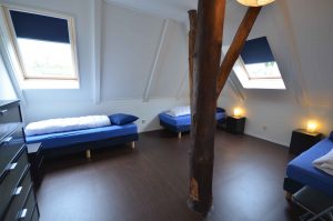 De Zilte Wind, slaapkamer boven