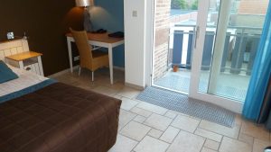 Hotel Tesselhof balkon opritje