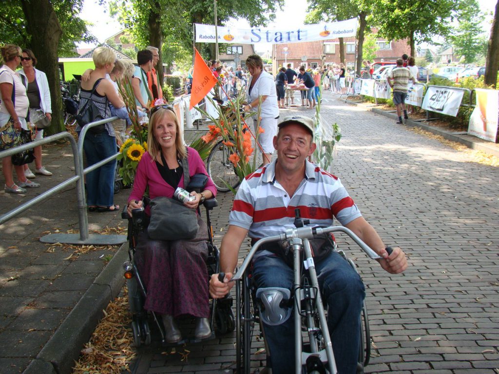 Intocht Twentse rolstoelvierdaagse! YES We did it!