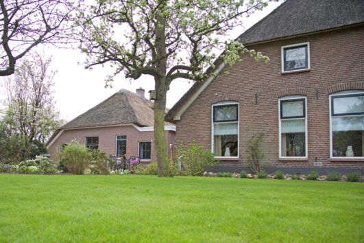 Koe in de kost. 't Oale Huus Voorgevel