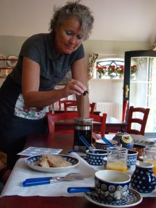 De Neust, gastvrouw Lotje van Verschuer