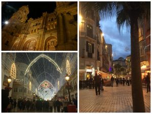 Malaga by night