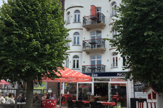 Hotel aan Zee, vooraanzicht