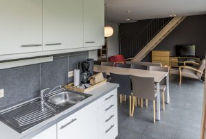 De Gavers, woonkamer rolstoeltoegankelijk vakantiehuis